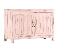Solid Mango Wood Sideboard 2 Doors Side Cabinet Highboard Cupboard vidaXL