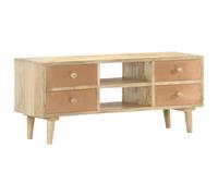 Solid Mango Wood TV Cabinet Bedroom Stereo Hifi Media Stand Lowboard vidaXL