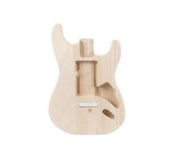 Solid Maple Electric Guitar Body Blank - ST Style DIY Replacement Body - 18.1" x 12.6" - 2.65 lbs for Custom Builds & Modifications