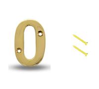 SOLID METAL BRASS HOUSE NUMBERS, Front Door Home 0 1 2 3 4 5 6 7 8 10