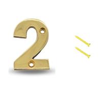 SOLID METAL BRASS HOUSE NUMBERS, Front Door Home 0 1 2 3 4 5 6 7 8 12