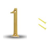 SOLID METAL BRASS HOUSE NUMBERS, Front Door Home 0 1 2 3 4 5 6 7 8 21
