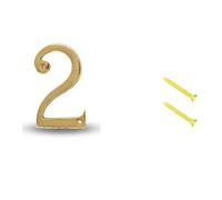 SOLID METAL BRASS HOUSE NUMBERS, Front Door Home 0 1 2 3 4 5 6 7 8 22