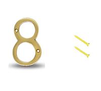 SOLID METAL BRASS HOUSE NUMBERS, Front Door Home 0 1 2 3 4 5 6 7 8 28