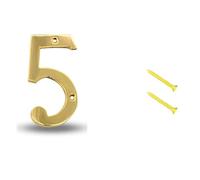 SOLID METAL BRASS HOUSE NUMBERS, Front Door Home 0 1 2 3 4 5 6 7 8 35