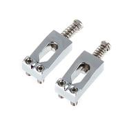 Solid Metal Tremolo Bridge Saddles For Sound Customization Easy 10 Second Installation Electric Guitar Component Quickly Install Tremolo Bridge