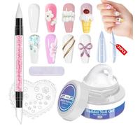 Solid Nail Gel | 60 g Nail Modelling Gel - Hard Building Nail Gel for Modelling - for Home Use, Hand Practice, Extensions & Shaping - for Beginners