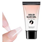 Solid Nail Gel - Strong Clear Acrylic Nail Tips Solid Gel - 30ml Sculpting No-Stick Strong Adhesion Adhesive Bonding for Women Girl