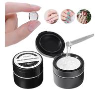 Solid Nail Glue Gel 12ml NoDrip UV Cure for Press On Nails and False Tips, Strong Salon Bond