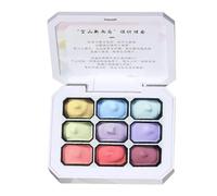 Solid Nail Polish, 9-Grid Nail Polish, Thick Gradient Nail Polish 2024, Creative Fashionable Sweet Manicure Long-Lasting Nail Polish, Creamy Glossy Healthy Nail Polish, For Girls, No Irritating Smell