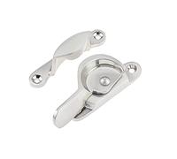 Solid Narrow Style Fitch Sash Window Fastener Lock Latch Turn (3, Satin Nikel)