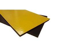 Solid Neoprene Adhesive Backed Rubber Sheet, Gasket Material - Various Sizes - 1mm Thick (1mm Thick - 100mm x 100mm)