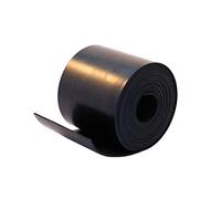 Solid Neoprene Black Rubber Strip 100mm Wide x 1mm Thick x 5m Long
