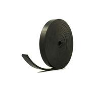 Solid Neoprene Black Rubber Strip 25mm wide x 6mm thick x 5m long