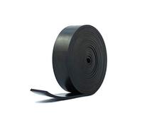 Solid Neoprene Black Rubber Strip 50mm wide x 8mm thick x 5m long