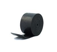 Solid Neoprene Black Rubber Strip 75mm wide x 2mm thick x 5m long