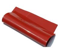 Solid Neoprene Rubber Sheet, 500x500mm Thick 0.5-10mm Square Rubber Matt Silicone Sheeting 1Pc(Red,Thickness0.5mm)