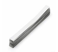 Solid Nickel Plated Strip for Lithium Battery Pack, 0.15mm x 5mm x 100mm, 100pcs for DIY Spot Welding, Battery Connecting Tabs and Nickel Metal HYD