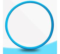 Solid Non-Pneumatic Bicycle Tire for Fixed Gear Bike, 24 x 1-3/8 Inch PU Tire, Puncture-Proof, and Reusable(Blue)