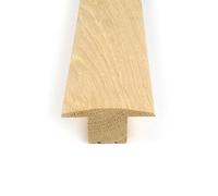 Solid Oak 18mm T Section Door Bar Threshold Moulding 900mm Trim Un Finished can be Stained a Different Colour Oak