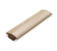 Solid Oak 18mm Wood to Carpet Threshold, Door Strip, Moulding, Door Bar Pre Finished Lacquered Oak, 900mm / 90cm