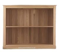 Baumhaus Mobel Oak Low Bookcase, Brown