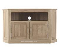 Solid Oak Bookcase Sideboard TV Unit Cupboard Nest Coffee & Dining Table-Monaco