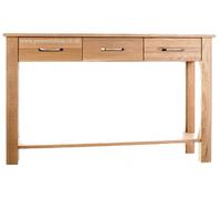 Solid Oak Bookcase Sideboard TV Unit Cupboard Nest Coffee & Dining Table-Monaco