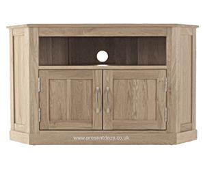 Solid Oak Bookcase Sideboard TV Unit Cupboard Nest Coffee & Dining Table-Monaco