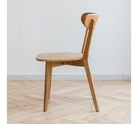 Solid Oak Dining Chair Set of 1Natural WoodPerfect for Kitchen Dining Room Living RoomStylish Modern Design46.5cm Height