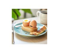 Solid Oak Double Egg Cup MijMoj Design Light Oak One Size