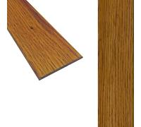 Solid Oak Flat Threshold Transition Door Bar 70mm Wide x 6mm Thick - For Solid, Engineered & Laminate Flooring. 0.9m, 1.1.0m, 1.8m or 2.7m Lengths. (Golden Oak, 1.10m)