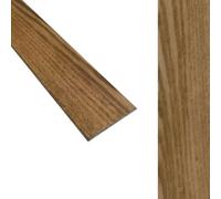 Solid Oak Flat Threshold Transition Door Bar 70mm Wide x 6mm Thick - For Solid, Engineered & Laminate Flooring. 0.9m, 1.1.0m, 1.8m or 2.7m Lengths. (Smoked Oak, 1.10m)