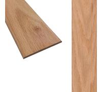 Solid Oak Flat Threshold Transition Door Bar 70mm Wide x 6mm Thick - For Solid, Engineered & Laminate Flooring. 0.9m, 1.1.0m, 1.8m or 2.7m Lengths. (Unfinished, 1.10m)