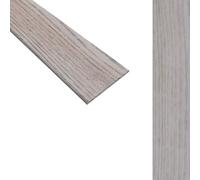 Solid Oak Flat Threshold Transition Door Bar 70mm Wide x 6mm Thick - For Solid, Engineered & Laminate Flooring. 0.9m, 1.1.0m, 1.8m or 2.7m Lengths. (Light Grey Oak, 0.9m)