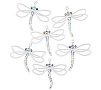 Nostalgic Christmas Beaded Crystal Ornament Kit-Crystal Dragonflies