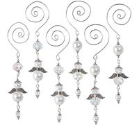 Solid Oak Kit Beaded Ornament Dangling Angels Orn