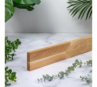 Solid Oak Kitchen Worktop Upstand | 3000mm x 80mm x 18mm | Premium Wood Worktops | Oak Wooden Timber Counter Tops | Cut to Size Customisation Available | Real Wood Block Stave Kitchen Countertops