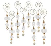 Solid Oak Nostalgic Christmas Beaded Crystal Ornament Kit, Multi-Colour, 13.71 x 14.73 x 2.28 cm