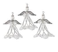 Solid Oak Ornament Kit, metal, Silver