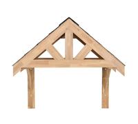 Solid Oak Porch Kit Door Canopy Shelter 2 Sizes Wall Mounted Up Down Lights