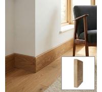 Solid Oak Skirting Boards 2.4M Sk9 95mm - Pack Of 3 Uk Manufactured Traditional Products Ltd