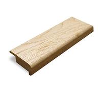 Solid Oak Stair Profile Nosing Lip Over 18mm 900mm Long Pre Finished