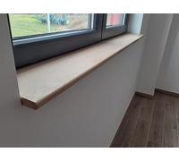 Solid Oak Window Sill Board, 700mm*250mm*22mm, Double Rounded, 22mm Thick - Natural Unfinished - Premium Quality Oak Windowsill - 100% Kiln-Dried Oak - Free UK Delivery