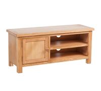 Solid Oak Wood Plasma TV Cabinet HiFi Stand Unit Entertainment Centre vidaXL