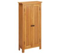 Solid Oak Wood Storage Cabinet Display Stand Bookcase Locker 110/120cm vidaXL
