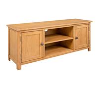 vidaXL Solid Oak Wood TV Cabinet Living Room TV Stands Units Side Cabinet