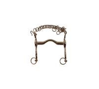 Solid pelham bit for horse Umbria Equitazione