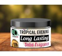 Solid Perfume Balm | Long-Lasting Fresh Fragrance Portable Pocket Solid Balm Perfume Natural Fragrance Perfume for Daily Life Dating Travel (20 Gram) (Tropical Evening)