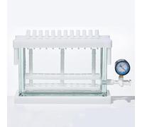 Solid Phase Extraction Apparatus for Sample Pretreatment Analysis, 24 Position Channels with Pressure Gauge, Adjustable Test Tube Height, No Cross Contamination